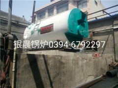 WNS2-1.25-Q型2噸燃?xì)庹羝仩t安裝現(xiàn)場(chǎng)
